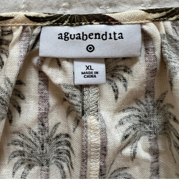 Aguabendita x Target NWT Palm Print Halter Neck Dress - Picture 7 of 11